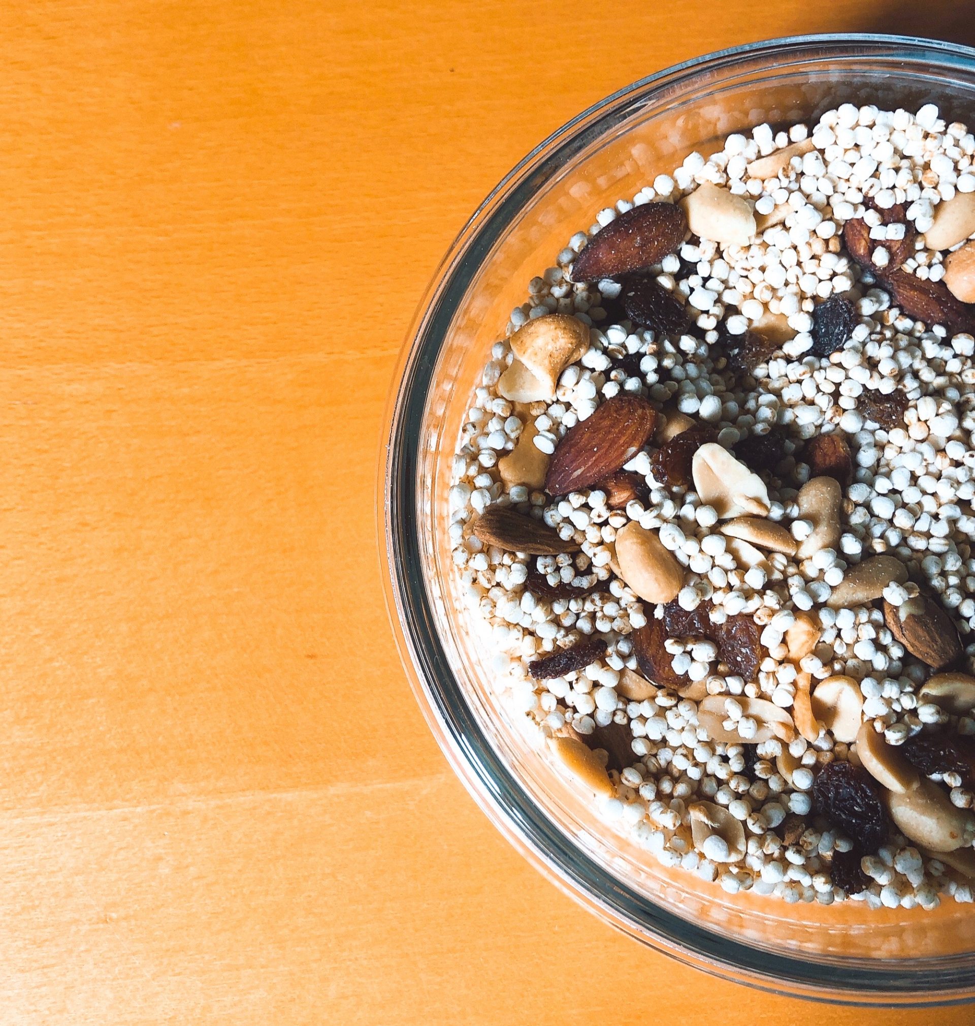 Muesli de quinoa En la mesa con la nutrióloga experta